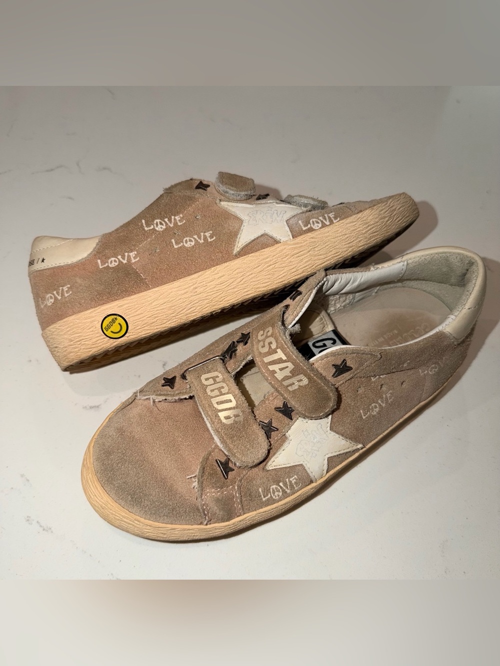 Golden Goose Old School sneakers, personalized “ERIN”